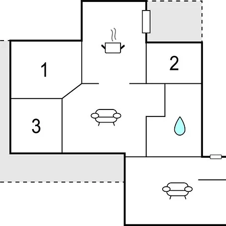 別荘 Three-bedroom In Sydals